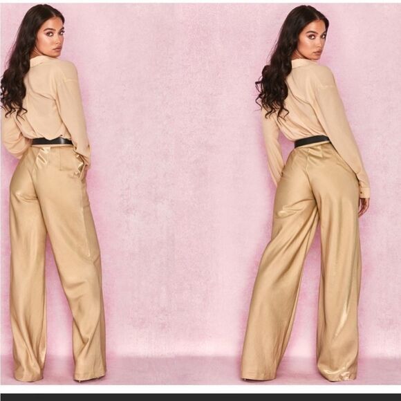 House of CB Dress Pants Womens Size Small Straight high waist Pockets Lined NEW - Picture 5 of 15